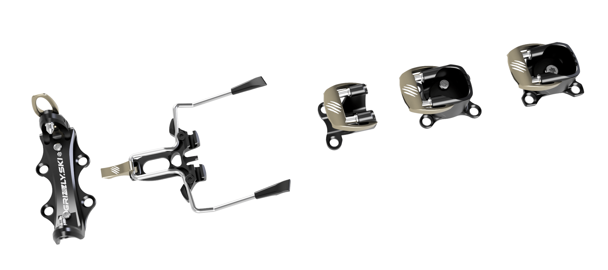 GRIZZLY GR 48 ski touring binding – lightweight, durable, ISMF certified